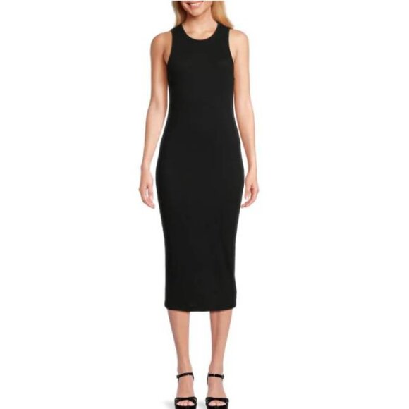 NEW James Perse Ribbed Tank Bodycon Dress Size 4 #2110